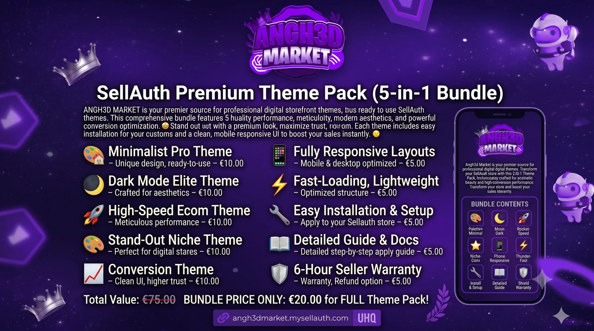Sellauth Premium Themes